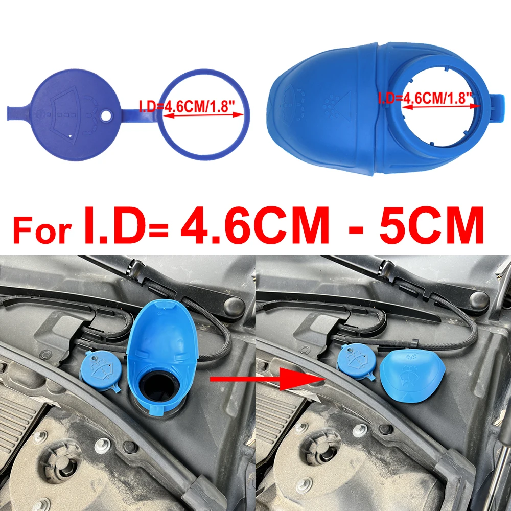 Tapa de depósito de líquido para limpiaparabrisas Universal, tapa de llenado de coche, embudo de lavado, para Toyota, Nissan, Honda, Lexus, Volvo,