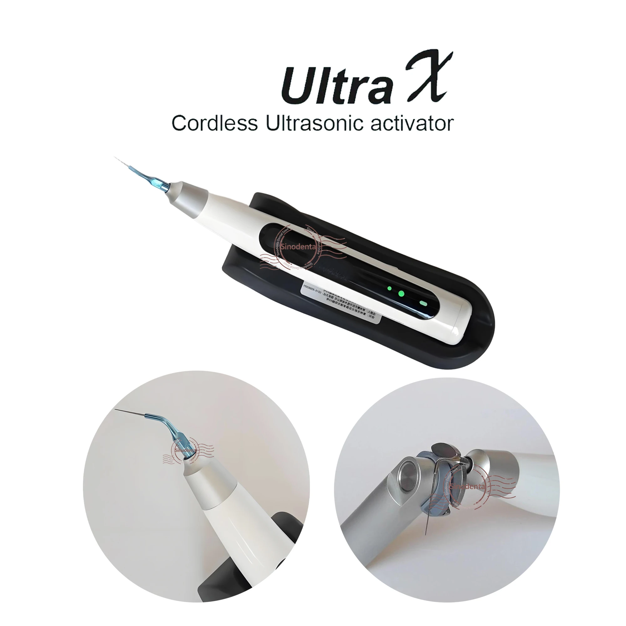 

1 комплект, Eigth стоматологический ультразвуковой активатор Ultra X Endo, эндоиригатор, беспроводной инструмент для орошения зубов с 6 наконечниками, стоматологический инструмент