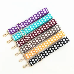 Fashion Polka Dots Bag Strap For Women Shoulder Handbag Crossbody Messenger Nylon Belts DIY Parts Accessories Bags Straps