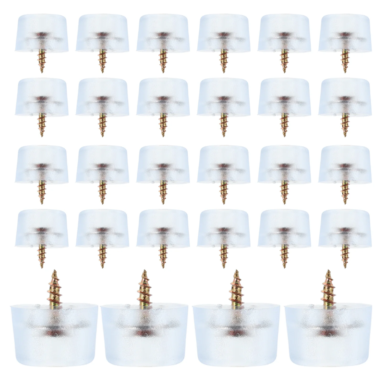

100Pcs Sofa Leg Pads Anti-Slip Furniture Foot Protectors for Tables Chairs Noise Reducing Glides Chair Feet