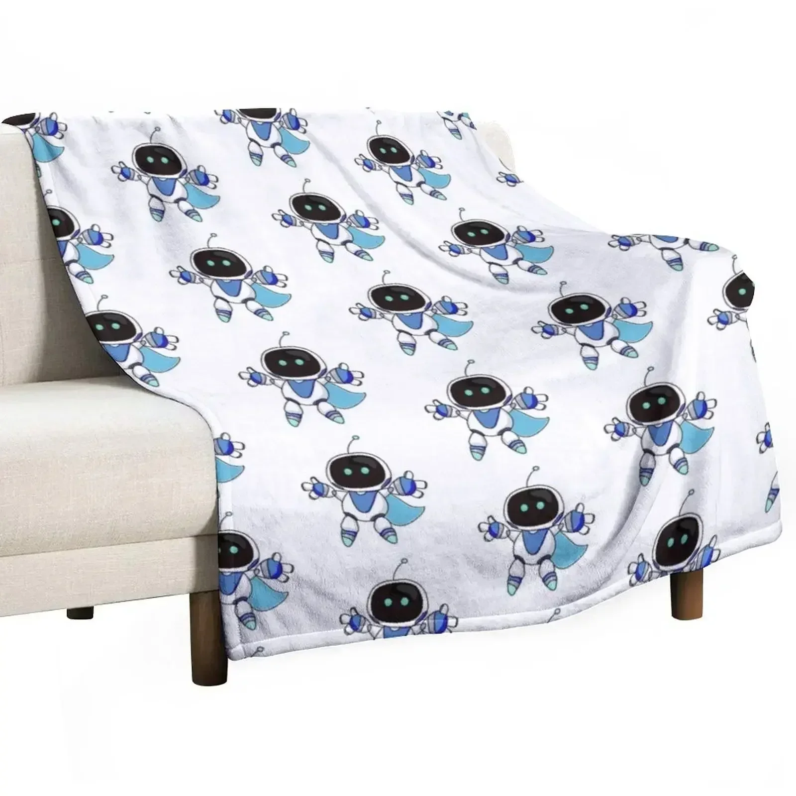 

New Astrobot fanart Throw Blanket Sofa Polar Blankets Sofas Of Decoration Blankets