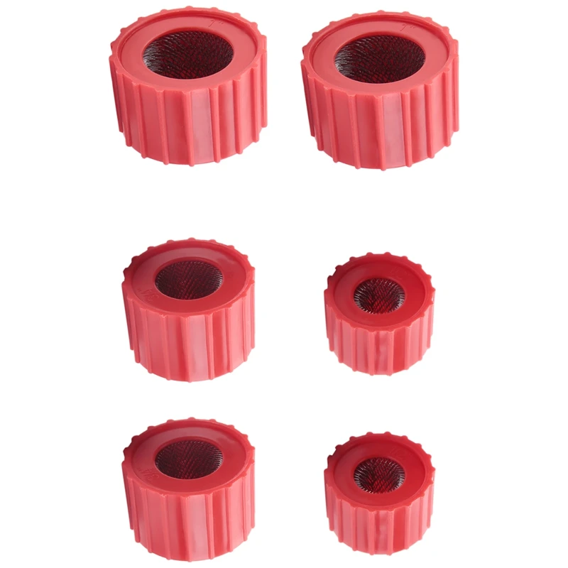 6 шт., медные очистители труб, удобный Сантехник, меньше медных, медных труб (3 размера)