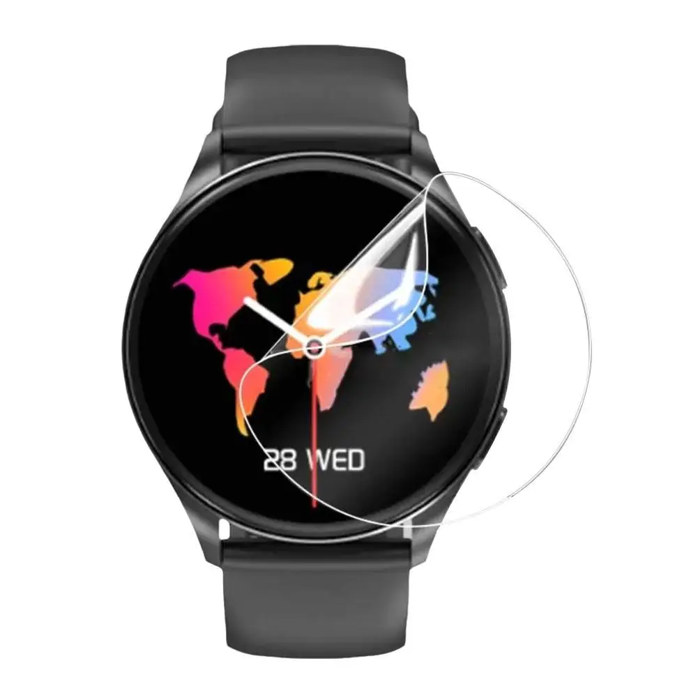 1.43inch TPU Circular Watch Glass Tempered Film Suitable For Blackview X20 Super Definition Watch Protective Film Easy Inst T5N4