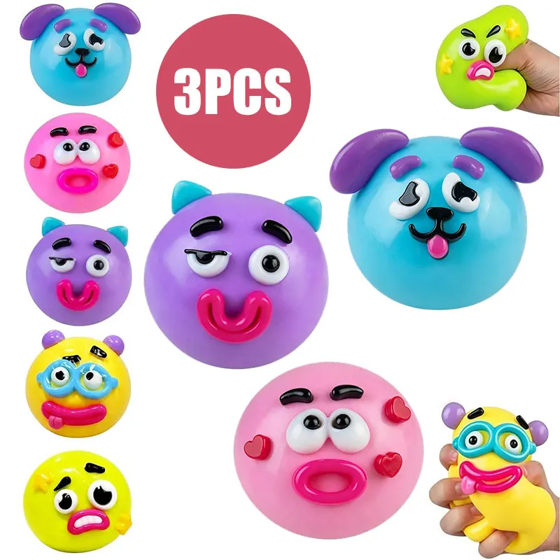 Dog Face Swap Smushers Squishy DIY Curiosities Toy Elastic Slow Rise Hand Squeeze Toy Daily Leisure Anxiety Relief Fidget Toys