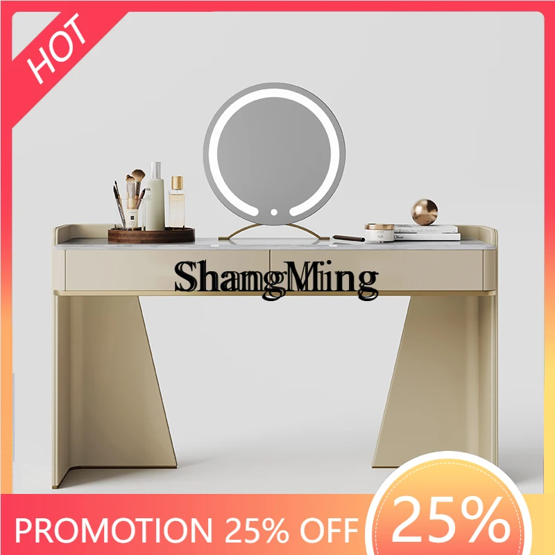 

SM modern home creative makeup table whole house matching natural luxury stone dressing table
