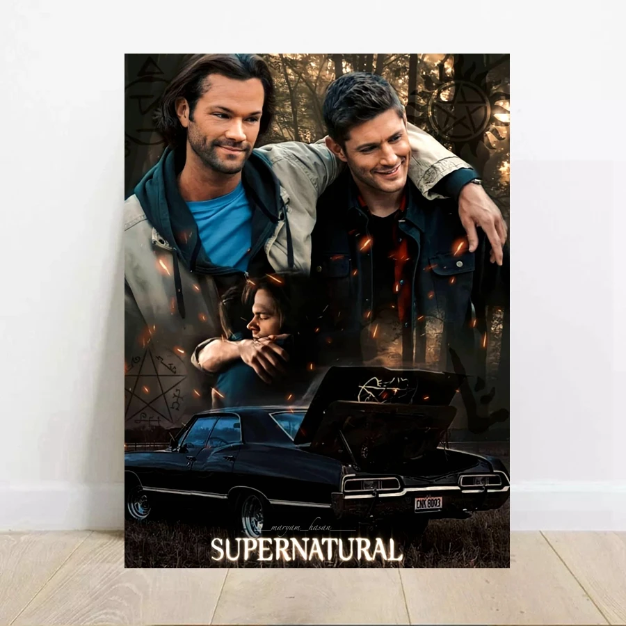Supernatural 5D DIY Diamond Painting Embroidery Popular Tv Series Cross Stitch Mosaic Handmade Gift Home Decor New Collection