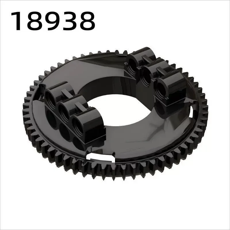 10 Stuks 18938 18939 Bouwstenen Tandwielen Technische Draaitafel Onderdelen Roterende Platform MOC Compatibel Met 18938 18939Kids Speelgoed