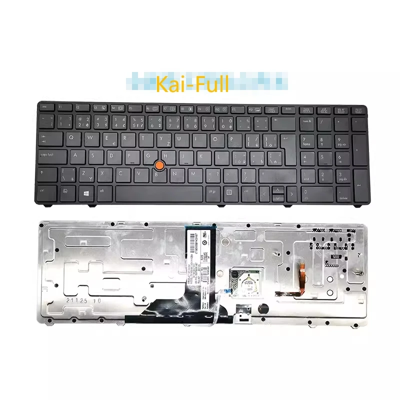 

Laptop keyboard For HP EliteBook 8760 8770 8770w Probook 8760W 8560W 8560 8570W with backlight