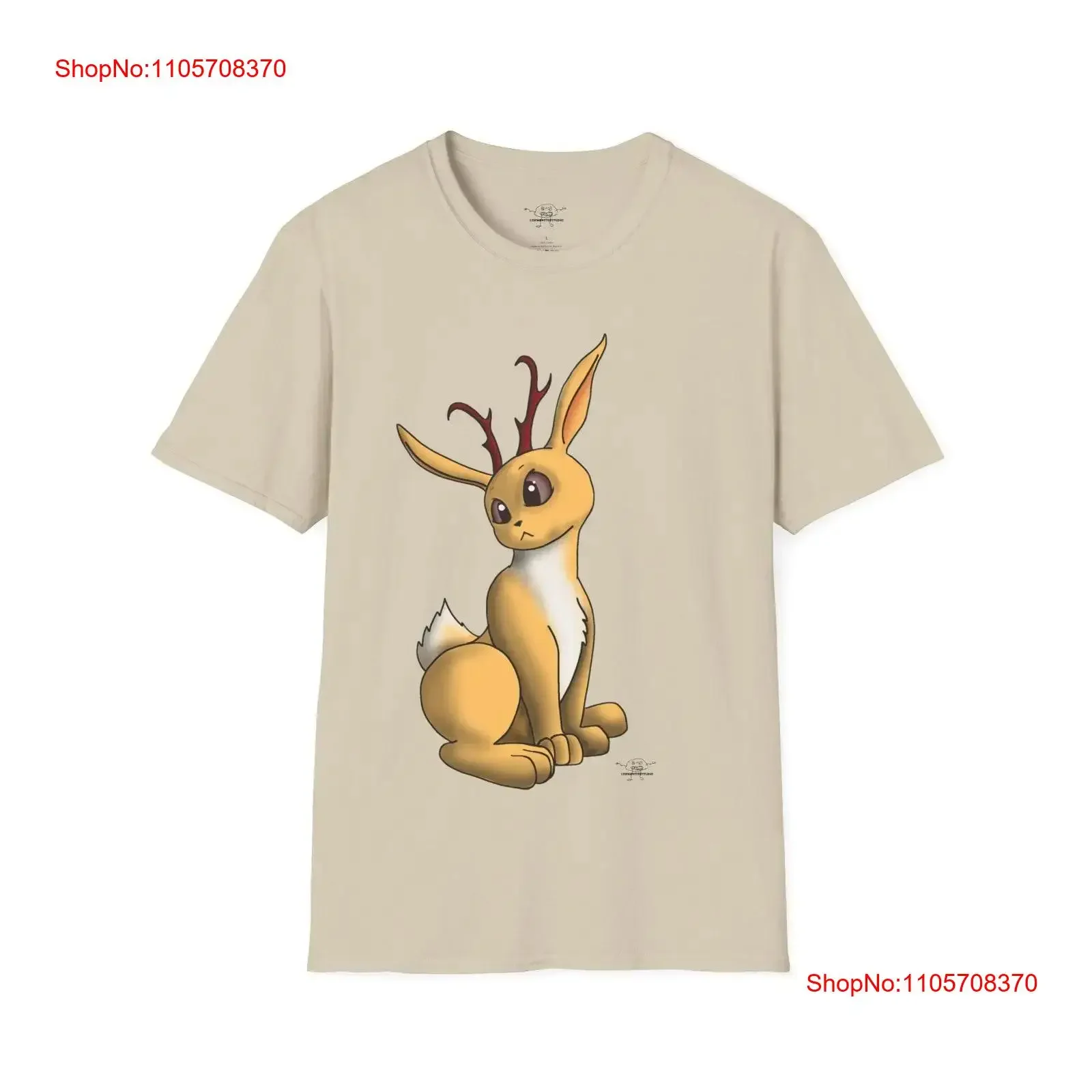 Jackalope T Shirt cryptid adulT vintage Washed Comfortable Soft Top For Everyday Wear streetwear fashion graphic Unisex Stylish