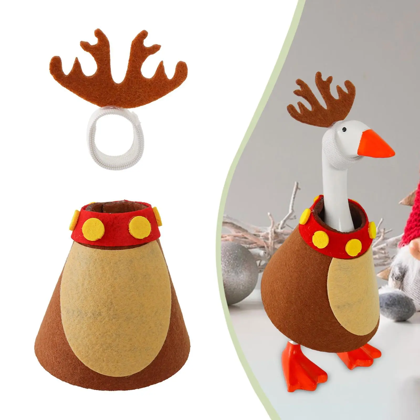 

Мини-настольный наряд гуся, праздничный декор, одежда для каминной спальни, столешницы