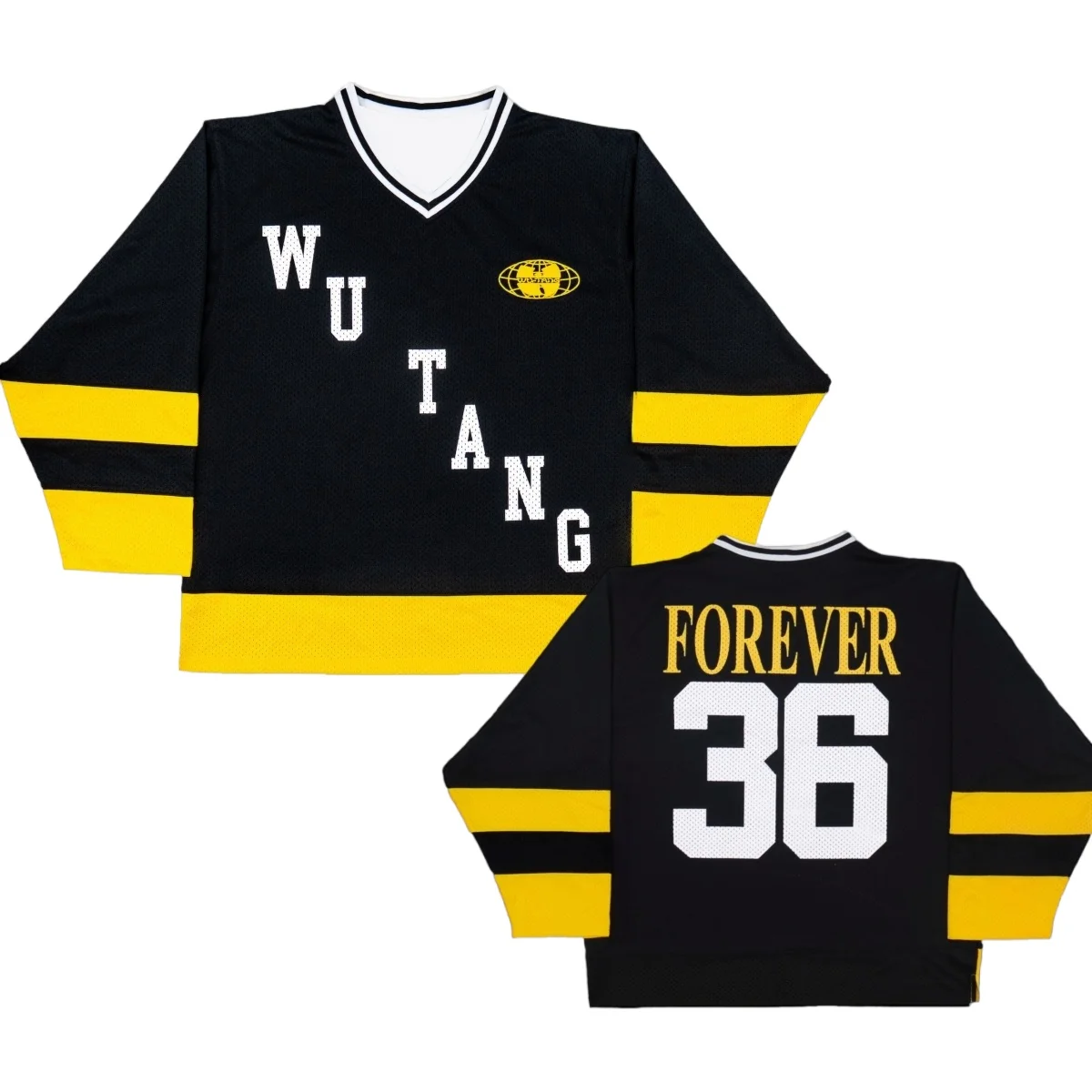 Wu-Tang Clan Hip-Hop-Band Forever 36 Hockey-Trikot, Herren- und Damen-Sport-Langarm-T-Shirt, atmungsaktives, schnelltrocknendes Oberteil. – Detail 2