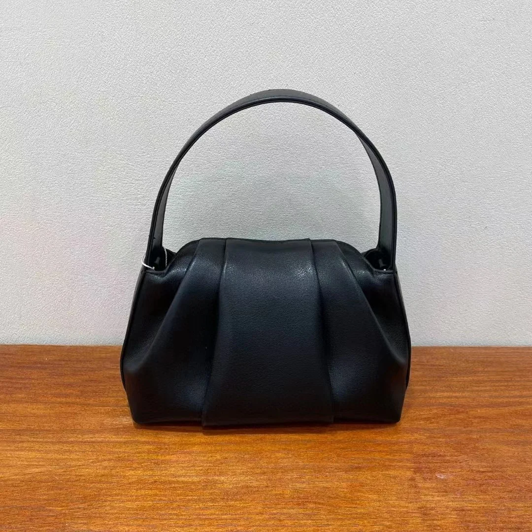 Marka Design luksusowe wysokiej jakości damskie plisowane torby w kształcie chmurki modne torebki z prawdziwej skóry dla kobiet torby typu Crossbody