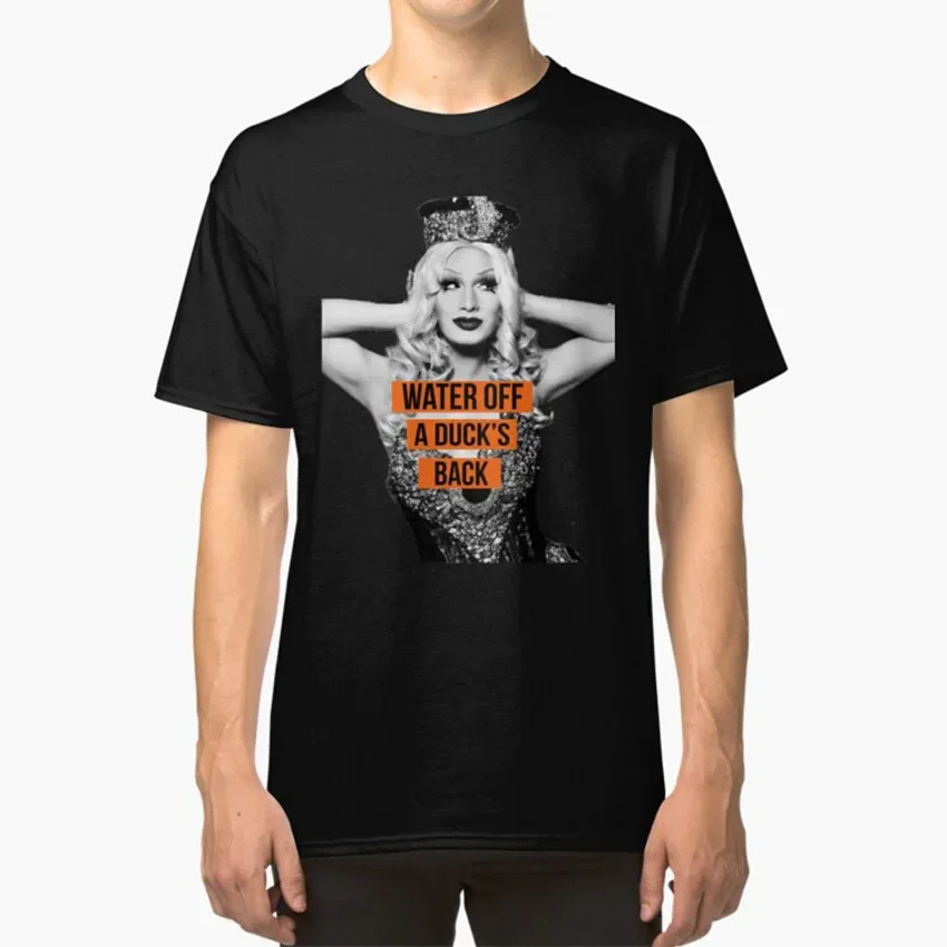 Jinx T - Shirt Water Off A Ducks Back Jinkx Monsoon Rupauls Drag Race   Winner Drag Queen  oversized t shirt