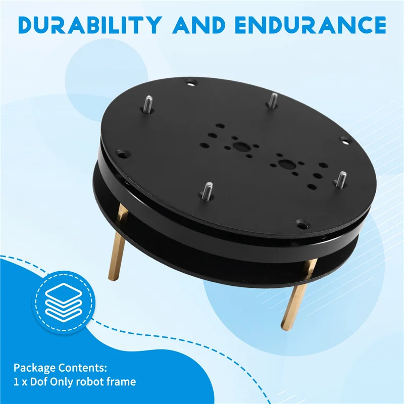 B78B-ロボットアームベースプラットフォーム用地上局 2 Dof 回転可能なジンバルフレームドローントラックアンテナ DIY キット (サーボなし)