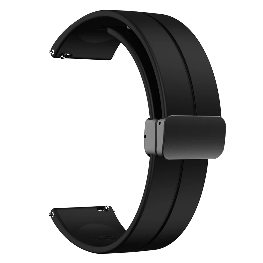 22mm Magnetic Silicone Strap For OnePlus Watch 2 Wristband Correa For OPPO Watch X 4 Pro Bracelet For Realme Watch 3 S Pro bands