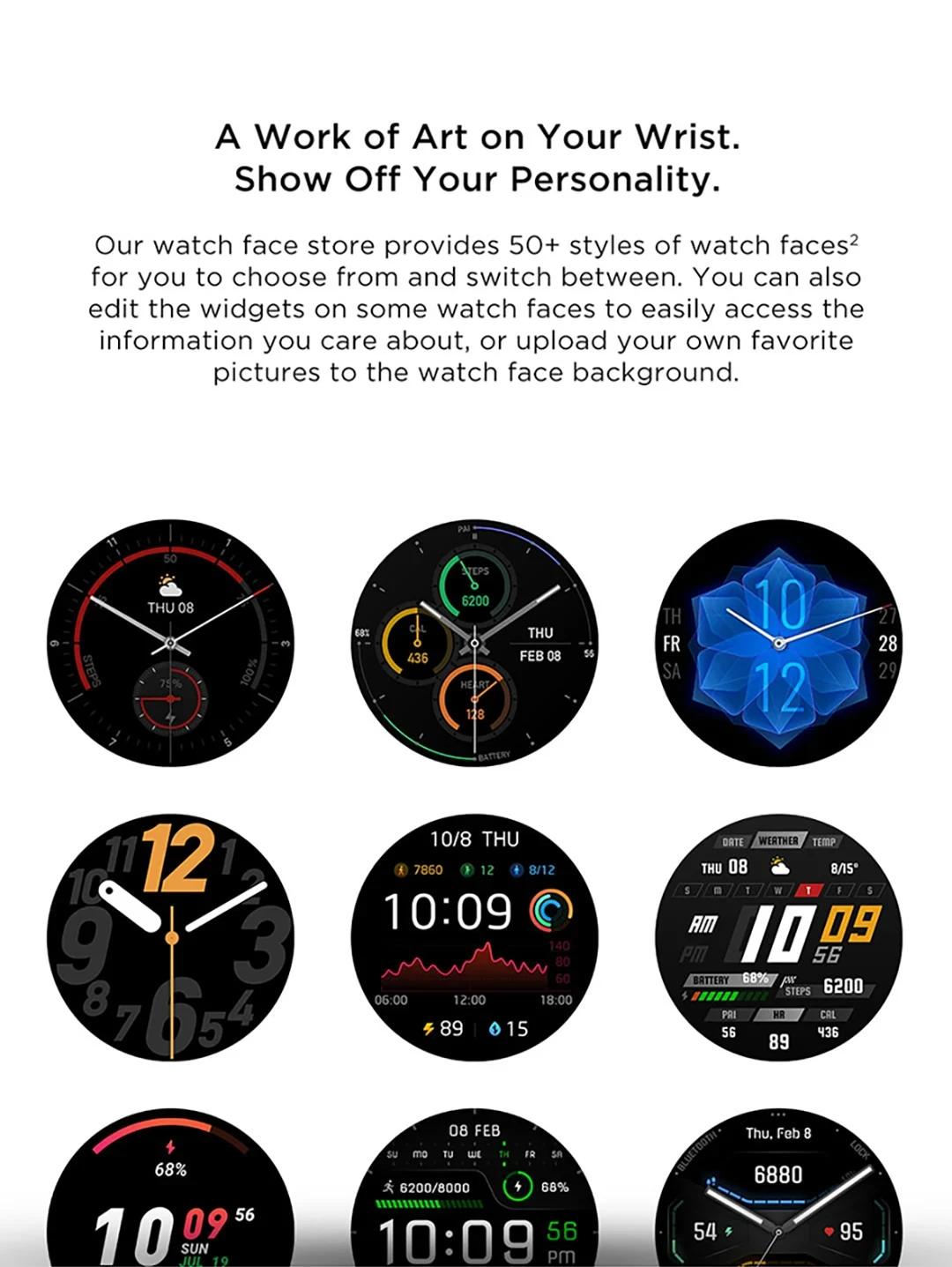 Original Used Amazfit GTR 2e Smartwatch GPS+GLONASS Precise SpO2 Positioning 5ATM Bluetooth 90 Built-in Sports Modes 95New Nobox