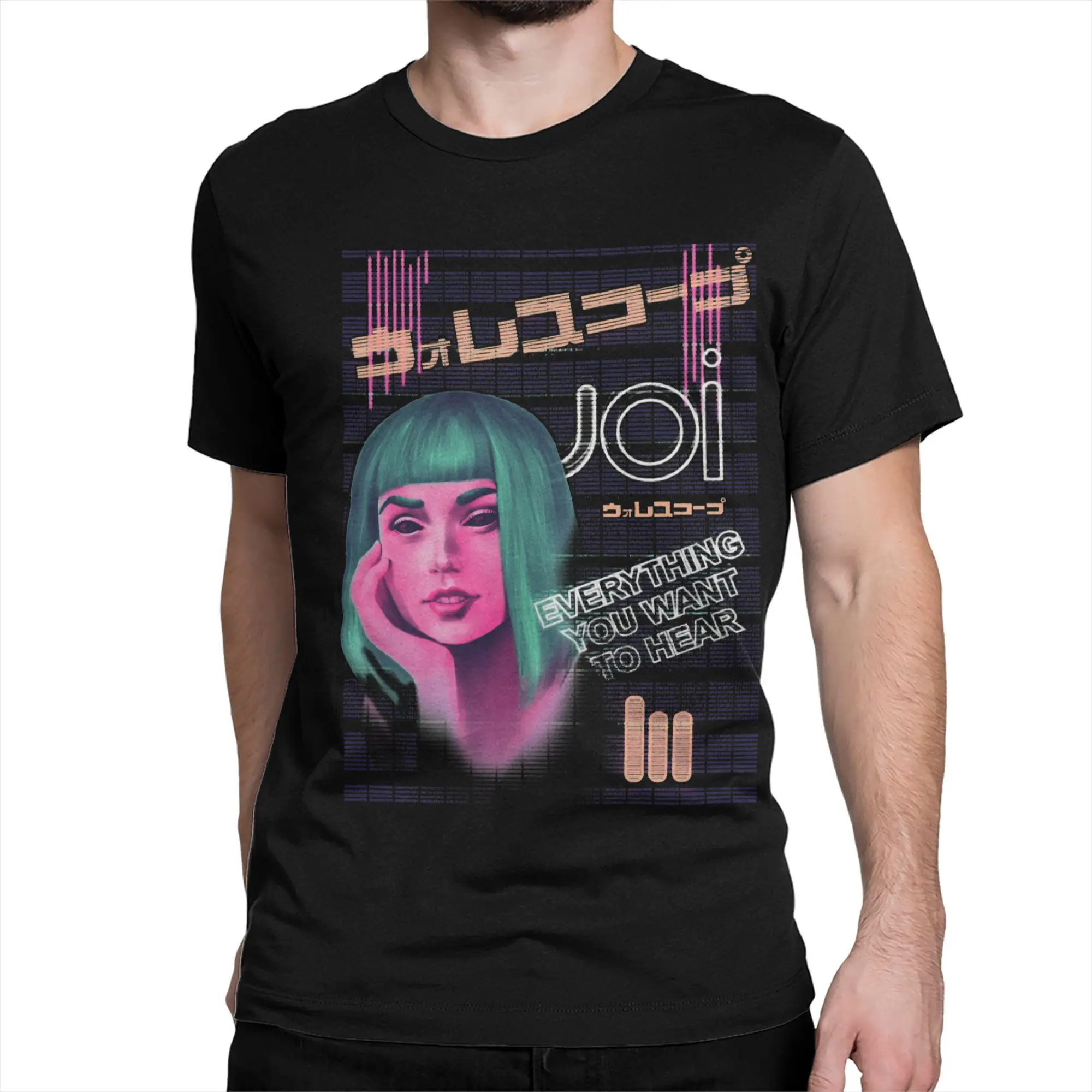 كل ما تريد سماعه جوي بليد عداء الرجال النساء تي شيرت الترفيه تي شيرت طاقم الرقبة تي شيرت القطن الخالص هدية الملابس #2