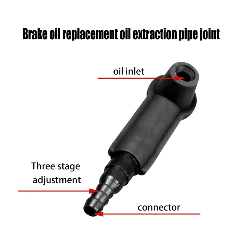 

3Pcs Car Brake Fluid Oil Replacement Connector Clutch Exchange Pump Oil Brake Kit Tool Empty Drained Oil Bleeder Change Tool Par