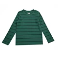 Green ribbed tee