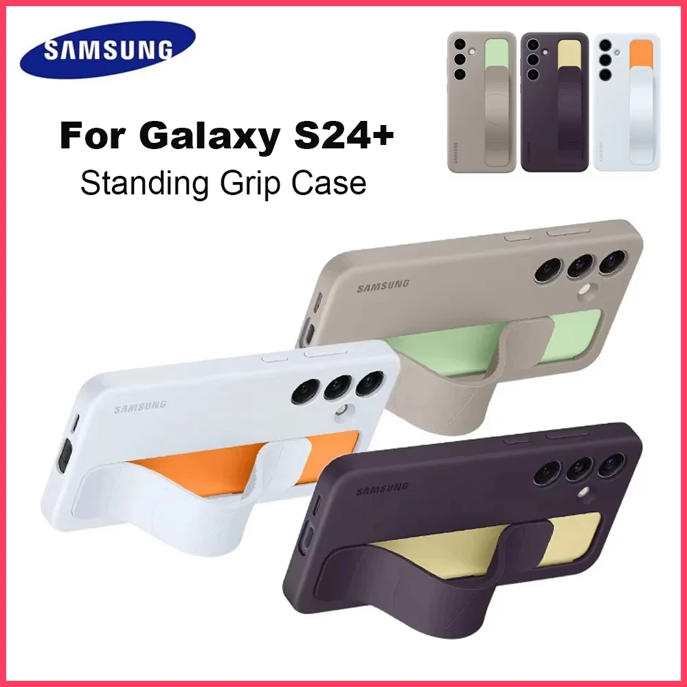 

Original Samsung Standing Grip Case For S24+ S24Plus Standing Grip Case EF-GS926CUEGUS S24+ Standing Grip Cover