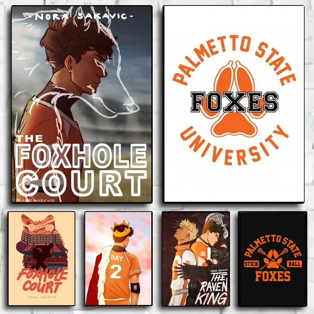 All for The Game The Fox Hole Court Poster HD Art Sticky Wall Waterproof Home Living Room Bedroom Bar Aesthetic Decoration