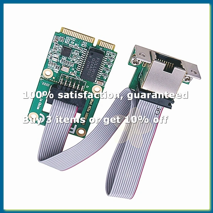 ●New Mini PCI-E Network Card 1000Mbps Gigabit Ethernet NIC Adapter RTL8111F PCI Express 10/100/1000M RJ45 LAN
