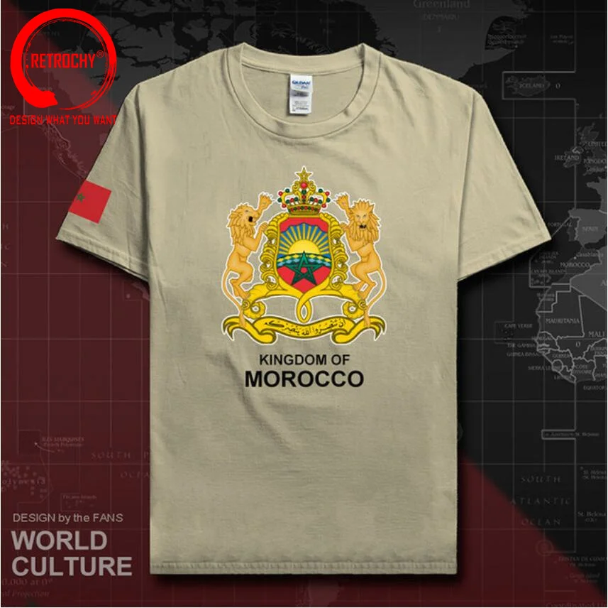 The Western Kingdom of Morocco Moroccan men t shirt fashion 2018 nation team t-shirt sporting clothing tees country MAR new 2022