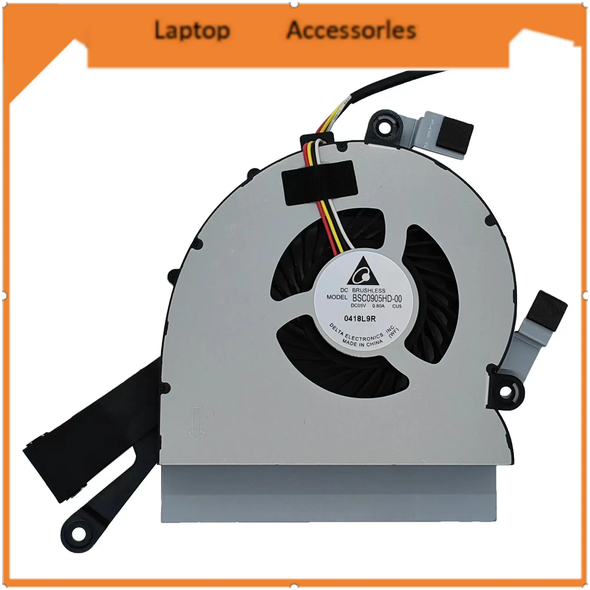 Ventilador de refrigeración de CPU HJ para HP All-in-One Pavilion 24-R 27-R 27-r119 27-R014 24-R114 27-R014UR P/N:939236-001 BSC0905HD-00 DC5V