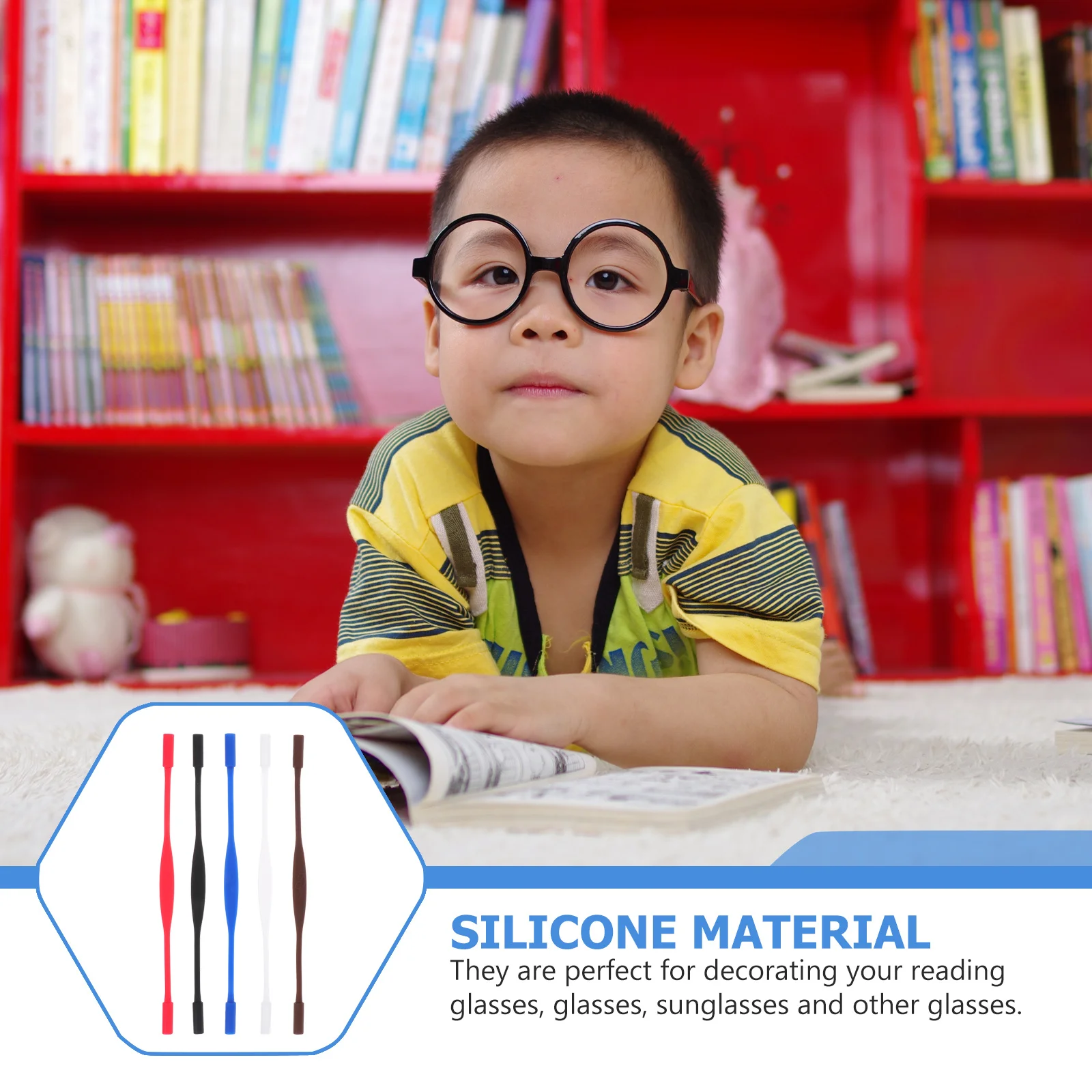 

10pcs Glasses Lanyard Silicone Anti-Skid Eyewear Straps For Sports Outdoor Sunglass Retainer Strap Nonslip Glasses Chain Labor