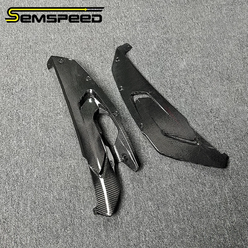 

100% Carbon Fiber Motorcycle Lower Chain Guard For Qjmotor Sport Racing SRK 921RR SRK 921 RR Swingarm Chain Guard‌