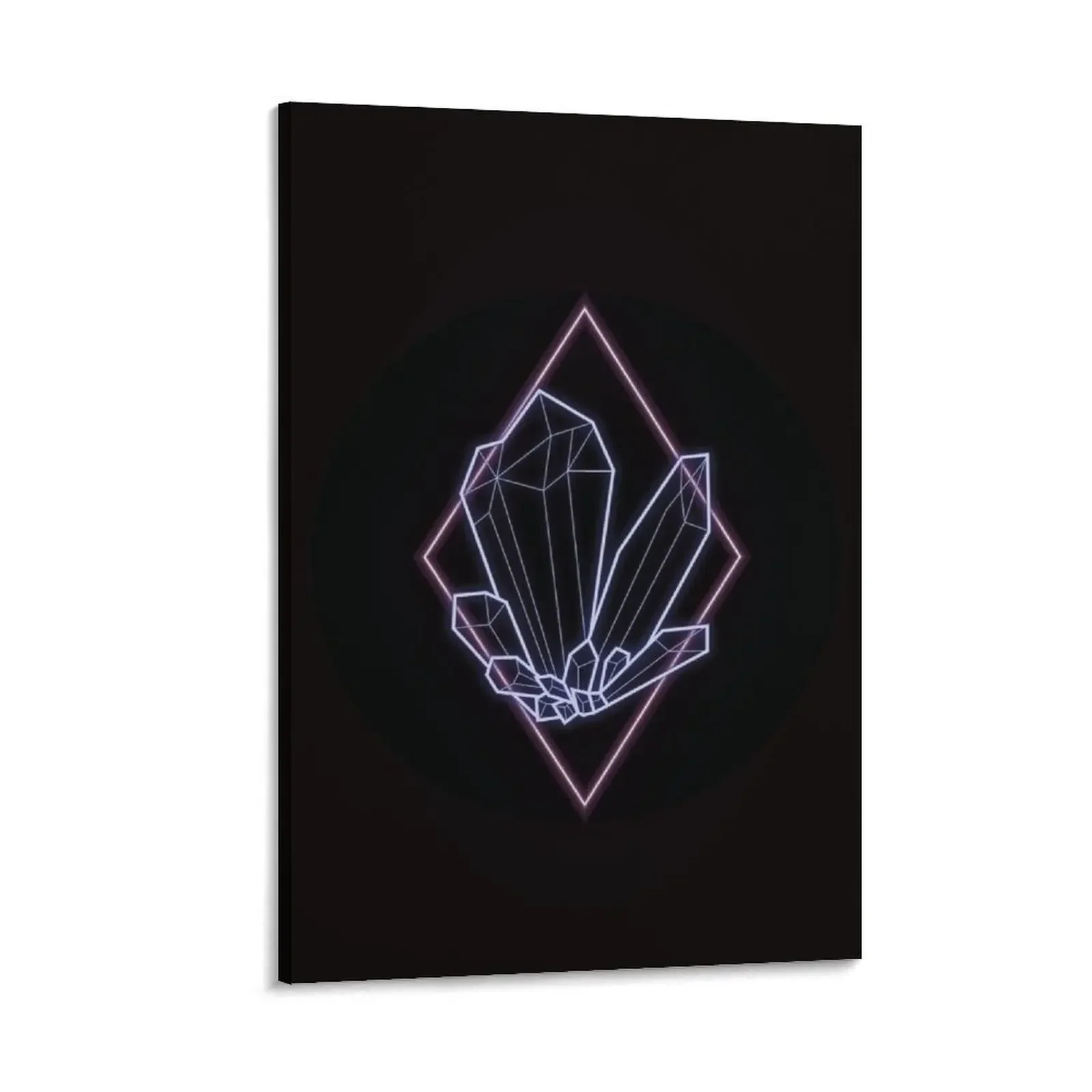 

Neon Crystal Canvas Painting Decoration bedroom decorative wall poster home decor interior posters anime