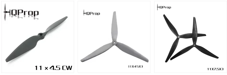 HQ HQPROP Propeller 11/12/13 / 15 inch 11x4.5/7.5 12x6 13x6.5/8/9/12 15X7/10 lots types 2 /3-Blades CCW CW fit RC car airplane