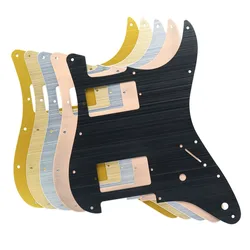 1Pcs Guitar Pickguard 11 Holes HH Metal Guitar Pickguard Scratch Plate For LP Style Guitar