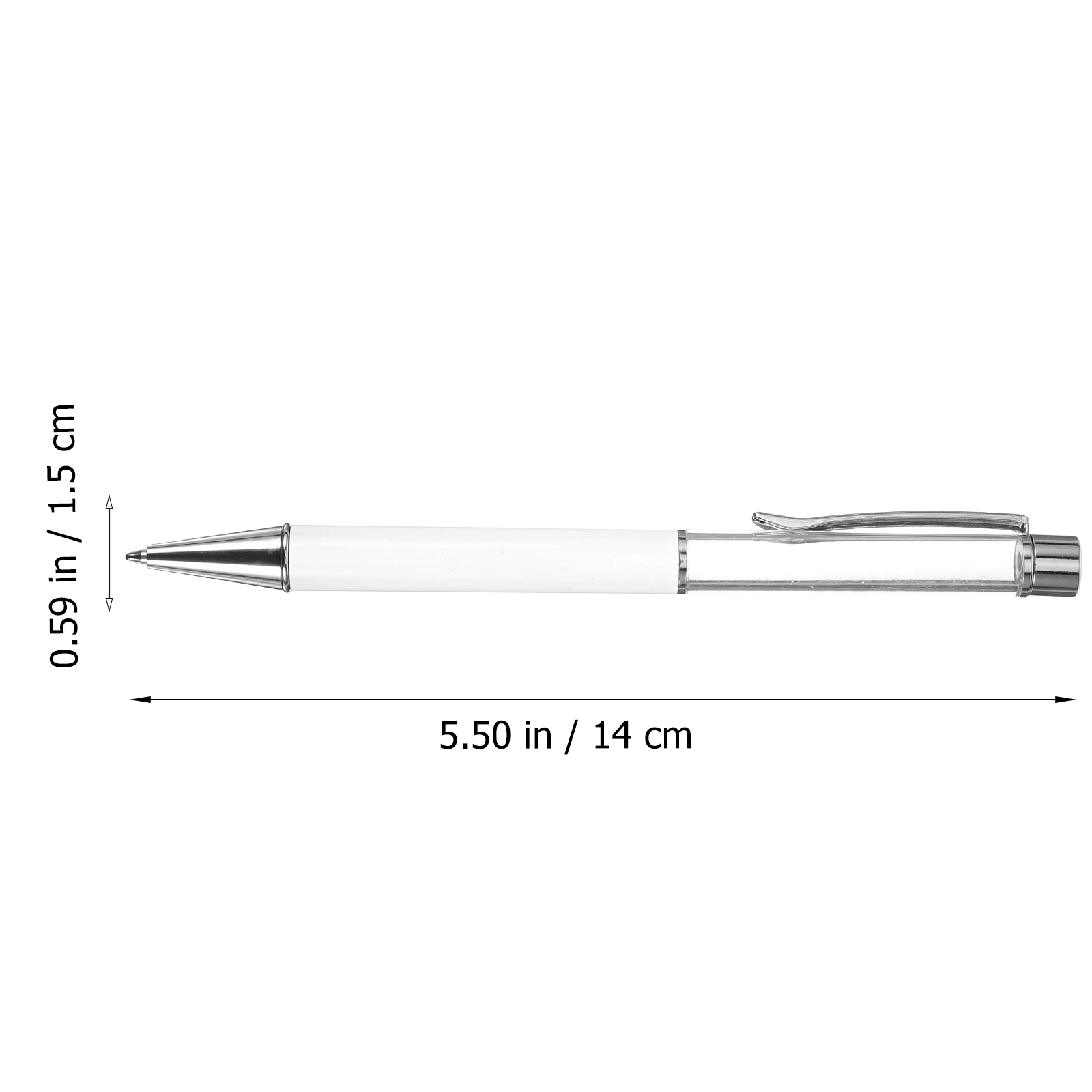 Sublimation Pen Blank Heat Transfer Writing Instrument for Office School Use Sturdy Plastic DIY Personalized Gift Idea