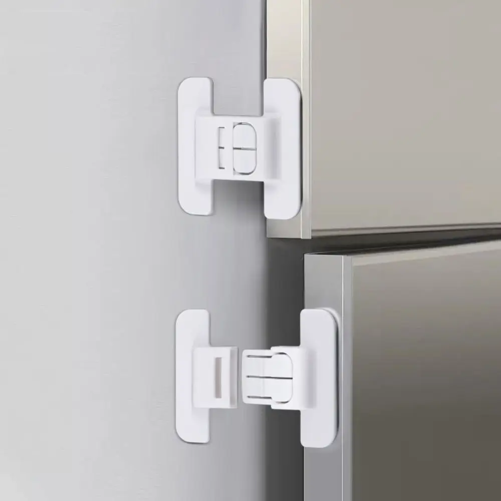 

Durable Anti-Open Child Safety Lock White ABS Door Locks Refrigerator Lock
