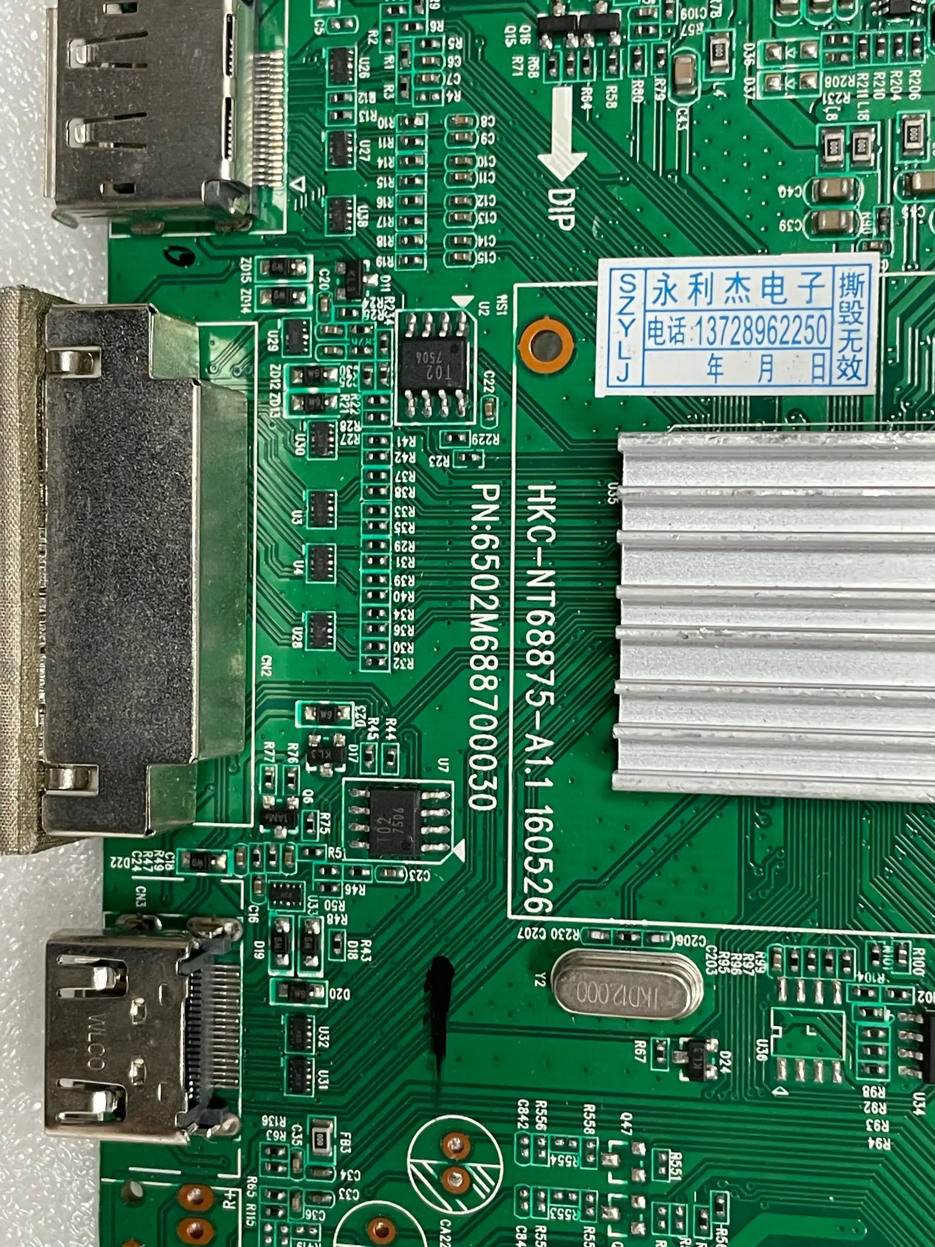 Placa principal HKC-NT68875-A1.1 160526 NB27C2