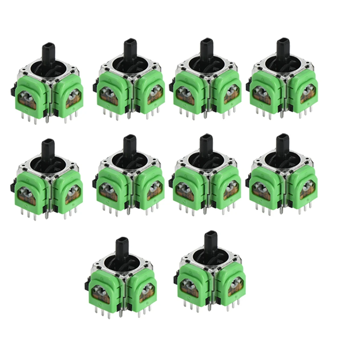 10PCS for PS5 Hall Electromagnetic Joystick Gen 3 Adjustable Hall 3D Joystick for PS5 Game Console Repair Accessories