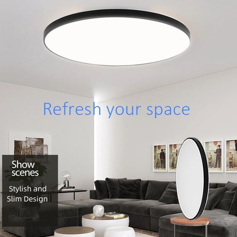 LED Ceiling Lights Modern Ceil Light 18/30/40/72W LED 220V Ceiling Lamps Round Living Room Bedroom Indoor Kitchen Lighting Lamp