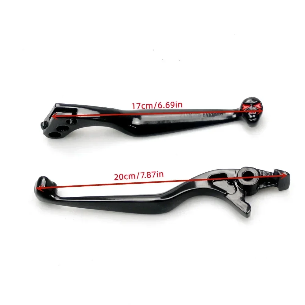 Pair Motorcycle Skull Brake Clutch Levers  For Honda Shadow 600 1100 CBR600 F1/F2/F3/F4/F4i Magna 750 VTX1300 VT1100C2