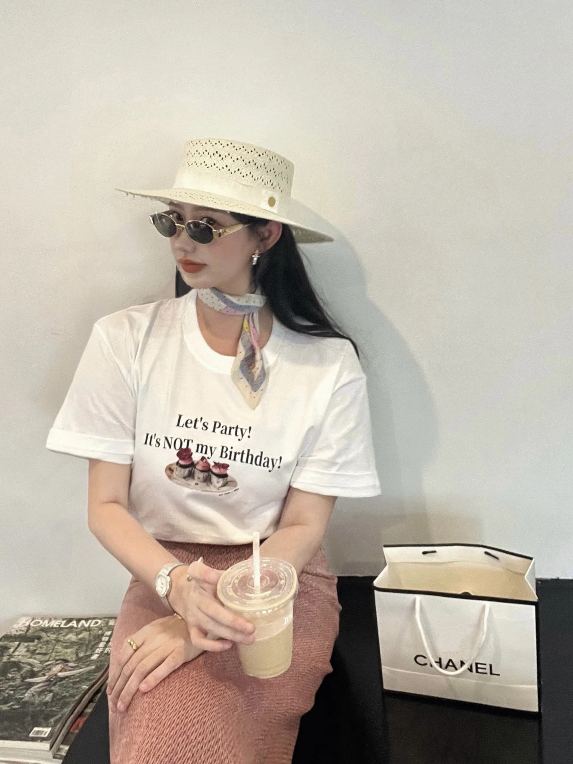 

Женская хлопковая футболка InJune в американском стиле с принтом, свободного кроя, с короткими рукавами и круглым вырезом, летний топ из чистого хлопка