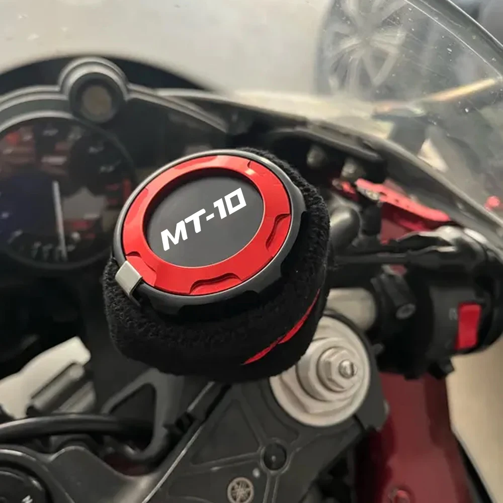 

For MT-10 FZ-10 MT FZ 10 2014~2023 2025 Motorcycle Front Brake Reservoir Fluid Tank Cover Oil Cups Cap 2015 2016 2017 2018 2024
