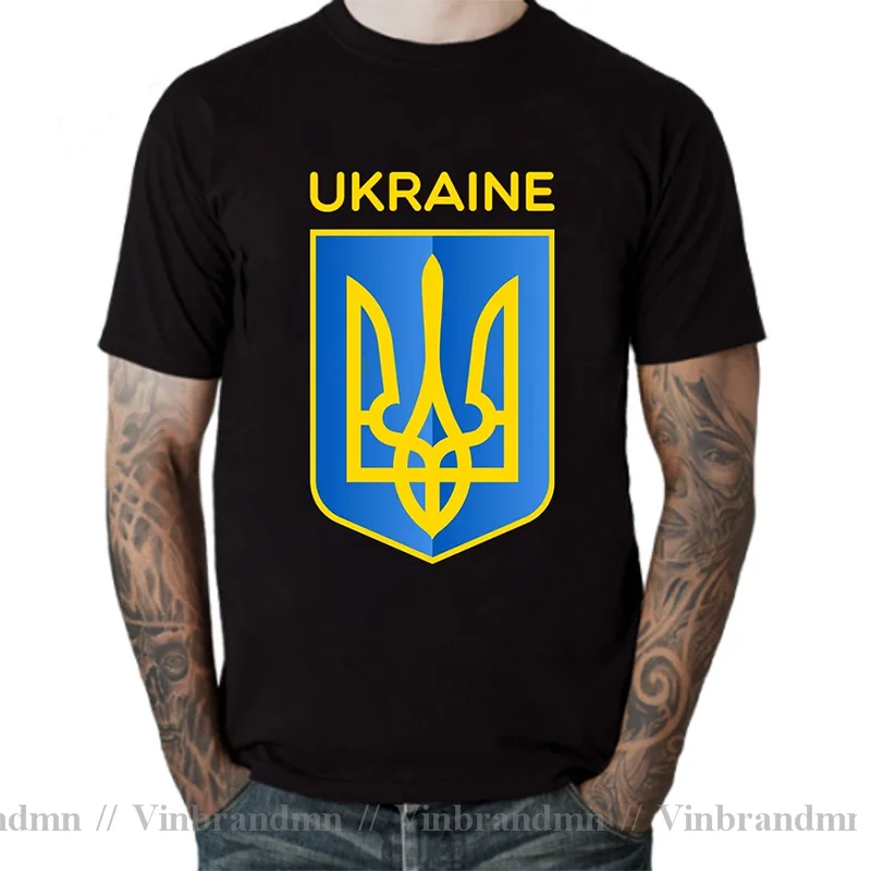 Ukraine Ukrainian Men T shirt Fashion 2022 Jersey Nation Team Cotton T-shirt Clothing Tees Country Sporting UKR Ukrayina tshirt