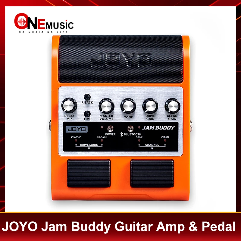 JOYO Jam Buddy Guitar Practice Amp & Pedal All-in-One Rechargeable Bluetooth Combo Guitar Amplifier with Effect & Footswitch