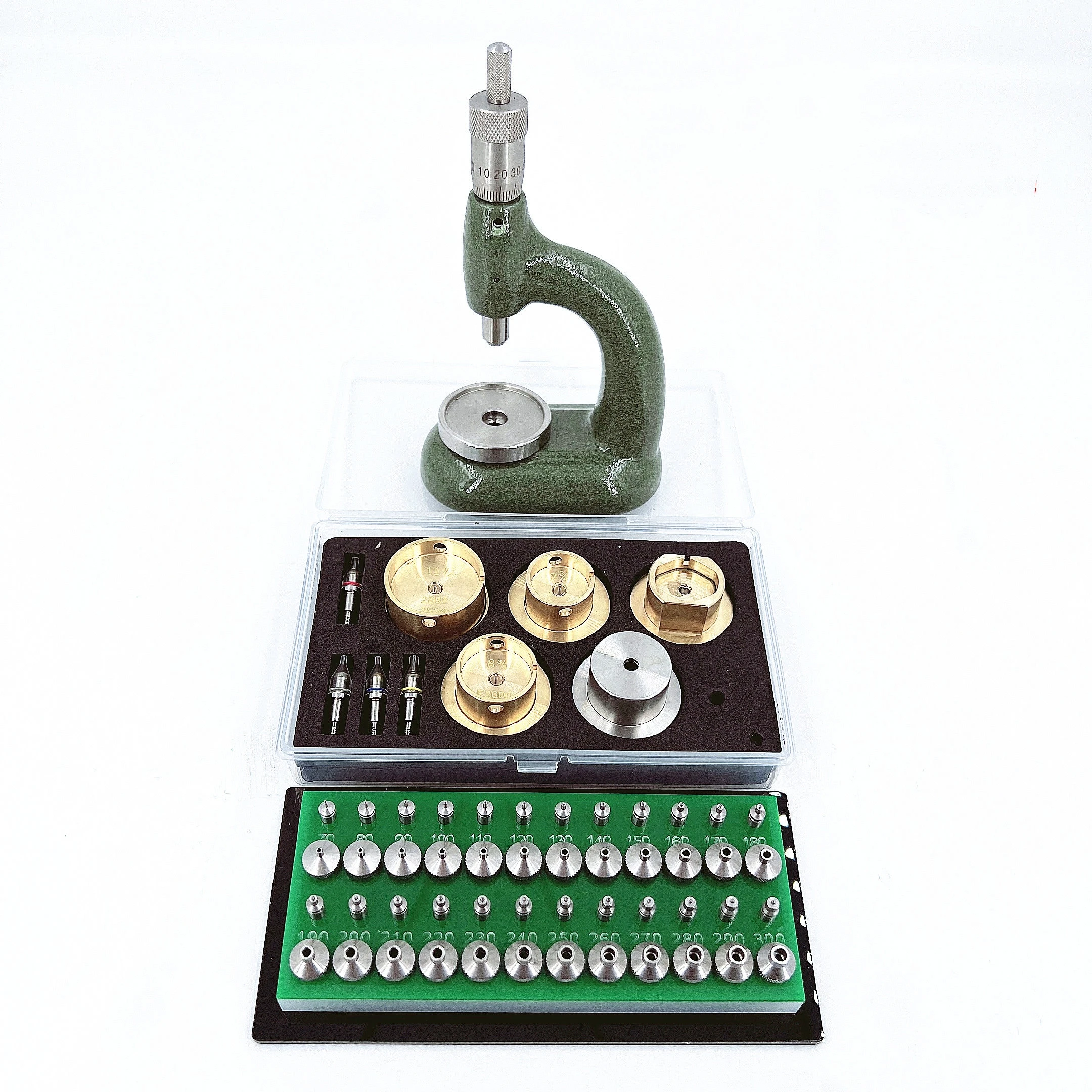 

Professional Watchmaking Supplies, 2-in-1 C4 Machine with 4 Upper & 4 Lower, Jewel Setting, Hole Adjusting & Hand Fitting