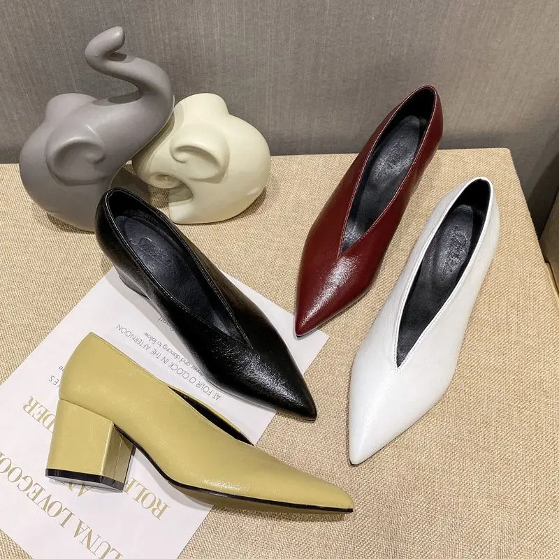 

Новые женские сандалии, элитные брендовые формальные элегантные туфли на высоком каблуке с острым носком, пикантные деловые женские туфли с v-образным вырезом, высокое качество