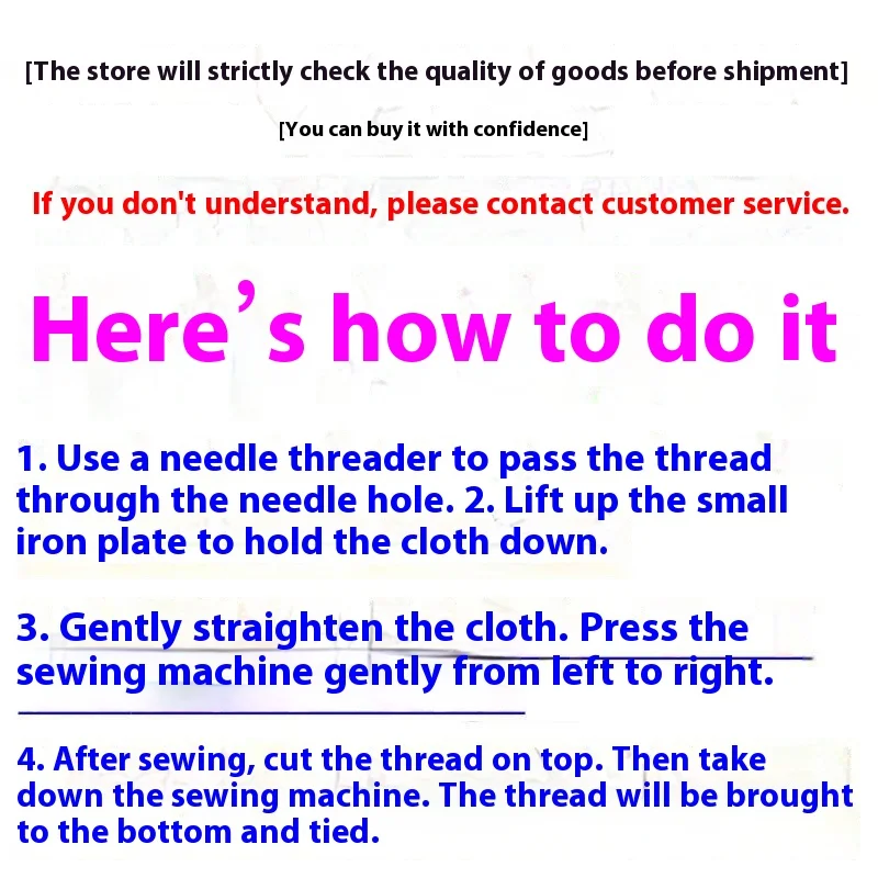 Springcome Portable Small Manual Creative Sewing Machine Household Multifunctional