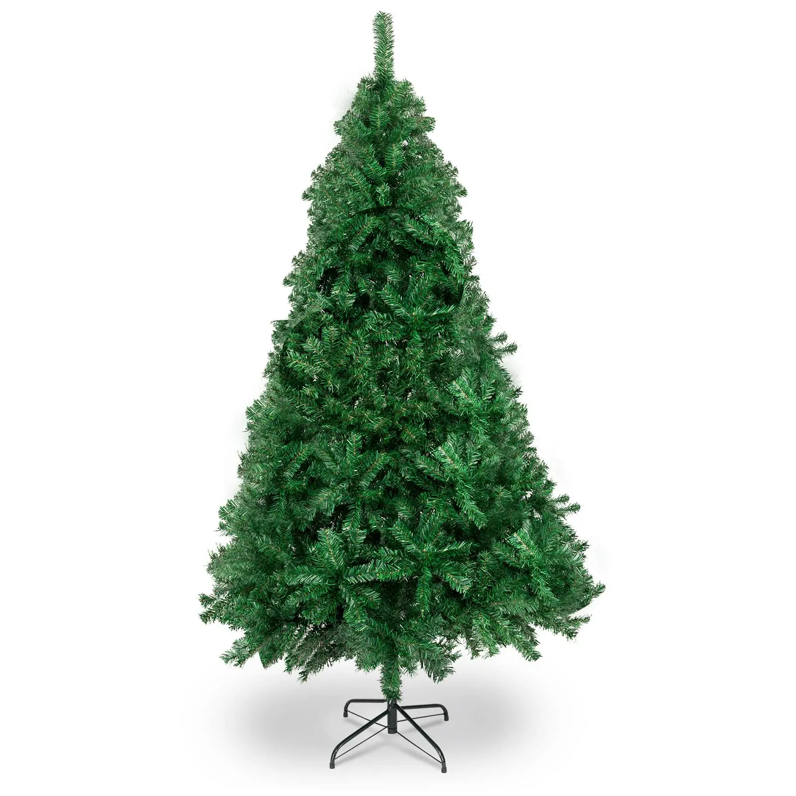 5 FT Artificial Christmas Tree, Unlit Christmas Pine Tree with 500 Branch Tips and Sturdy Metal Stand