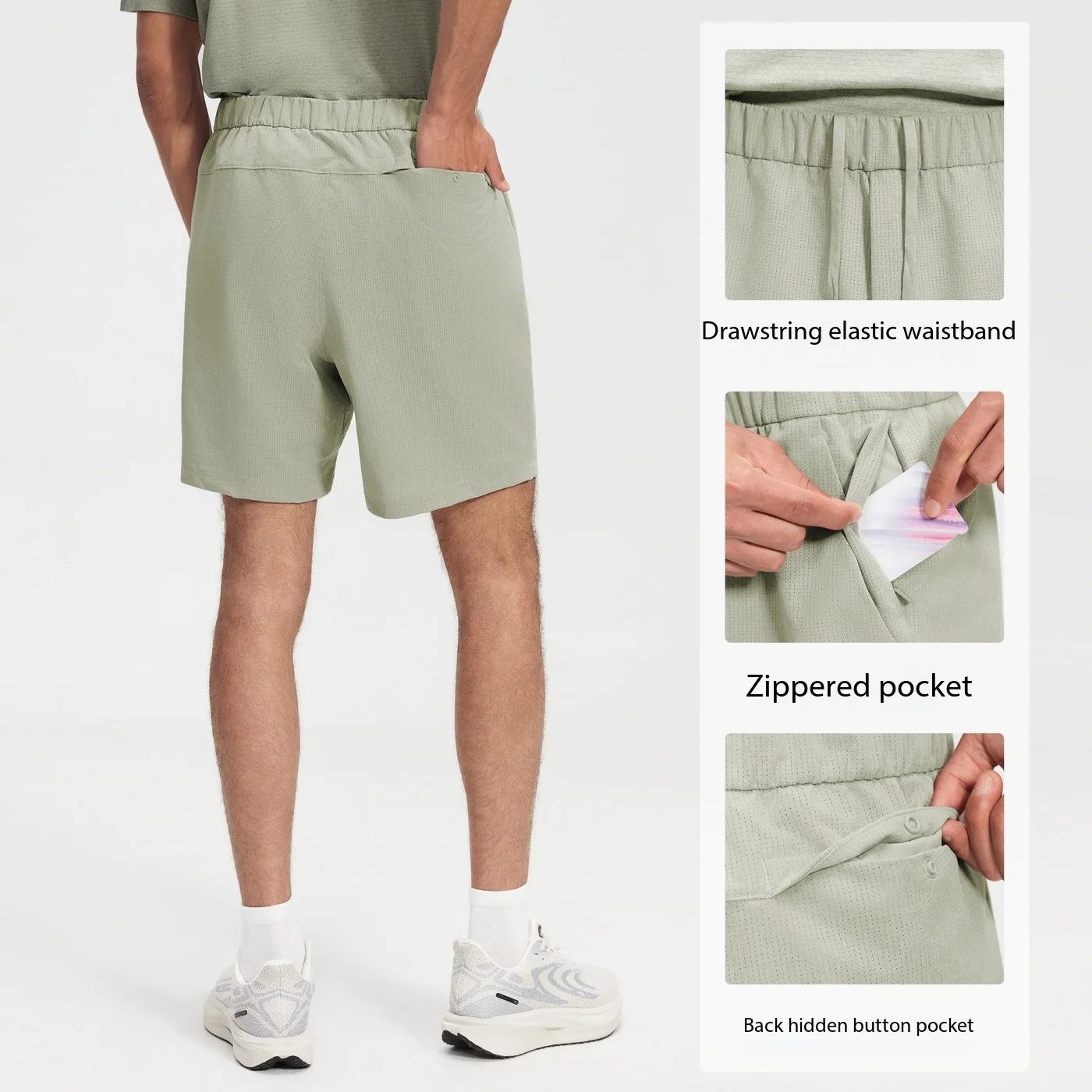Lemon Summer Quick Dry Training Gym Athletic Pants Men sport Yoga Running Shorts Jogging Fitness Racing Workout Leggings