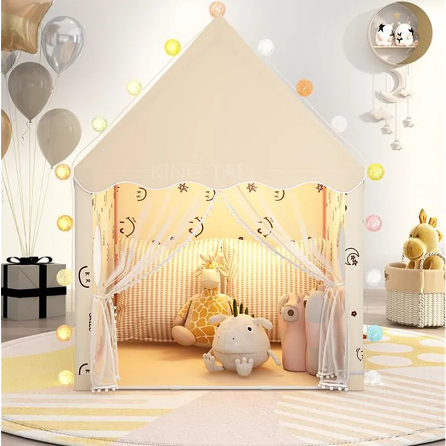 Spielzelt für Kinder, zusammenklappbar, für drinnen und draußen, Kinderspielhaus, Kinder, Jungen, Mädchen, Spielzeug, Zelte, Weihnachten, Geburtstag, Geschenk, Dekoration