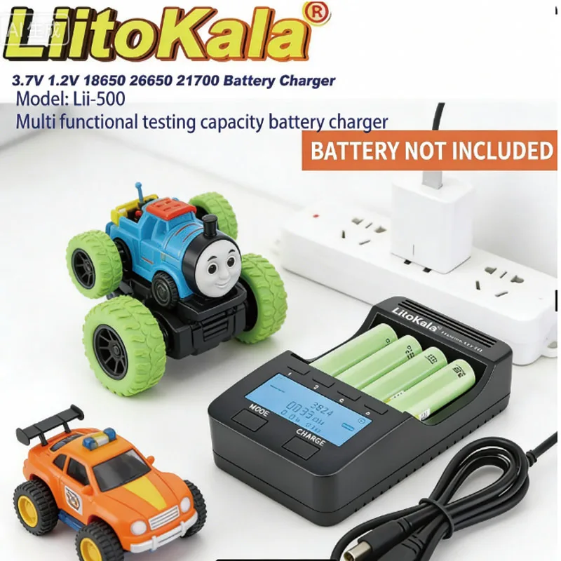 LiitoKala intelligence Battery Charger Lii-500 LCD for AA AA